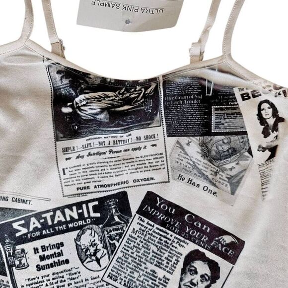 mythsprints rework: breaking news mesh cami - Picture 7 of 9